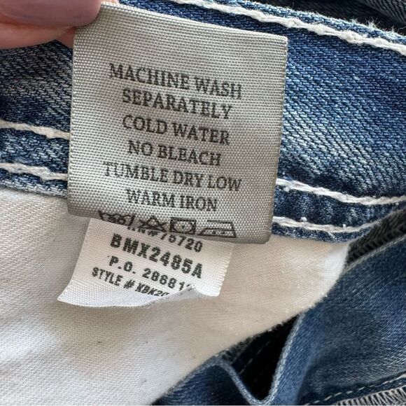 Men’s BKE Carter Straight Leg Distressed Jeans Size 33 R - Picture 6 of 6